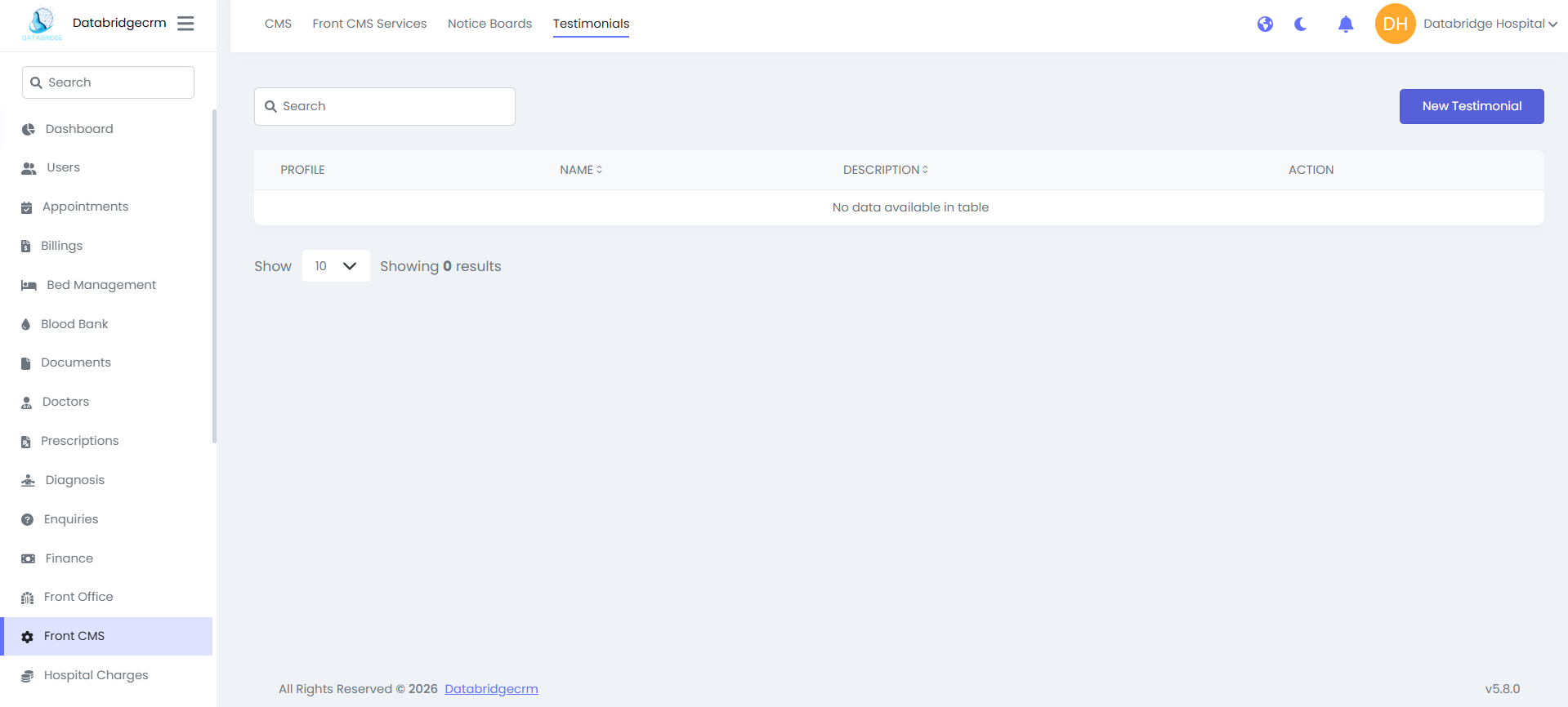 Front CMS Image